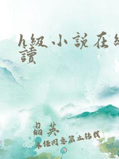 h级小说在线阅读
