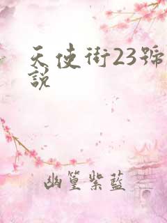 天使街23号小说