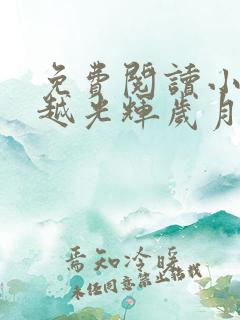 免费阅读小说穿越光辉岁月在线阅读全文