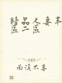 精品人妻丰满一区二区