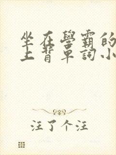 坐在学霸的棍子上背单词小说