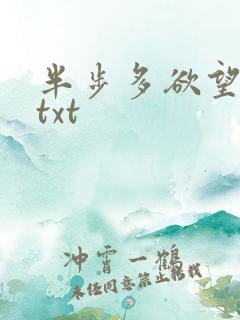 半步多欲望传说txt
