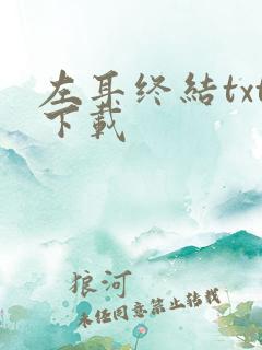 左耳终结txt下载