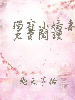 独宠小娇妻全文免费阅读