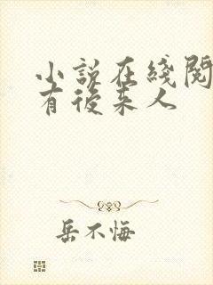 小说在线阅读还有后来人
