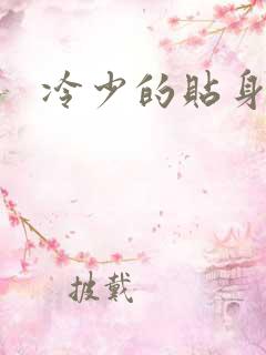 冷少的贴身女人