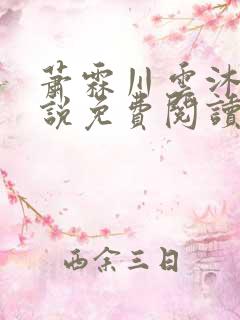 萧霖川云沐芷小说免费阅读最新章节