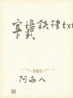 官场铁律txt下载