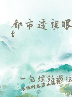 都市透视眼txt