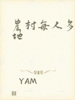 农村每人多少亩地