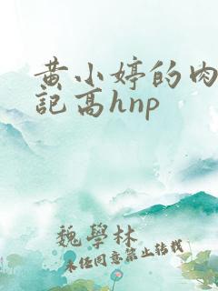 黄小婷的肉欲日记高hnp