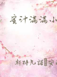 蜜汁满满小说