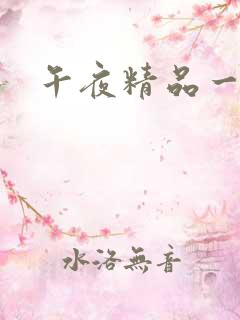 午夜精品一区二