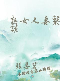 熟女人妻系列小说