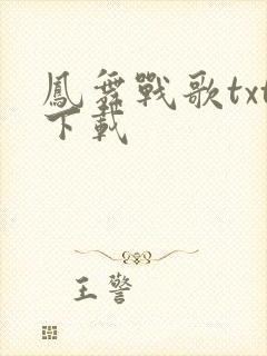 凤舞战歌txt下载