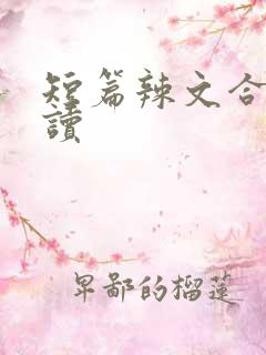 短篇辣文合集阅读