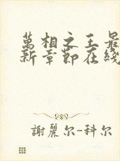 万相之王最新更新章节在线阅读