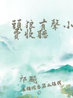 头狼有声小说免费收听