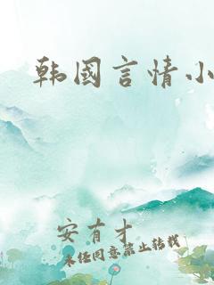 韩国言情小说