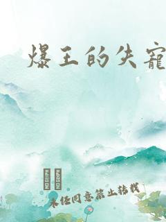 爆王的失宠弃妃