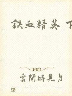 铁血精英 下载