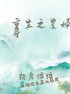 重生之农妇大翻身