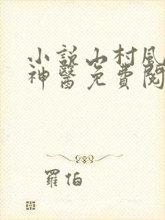 小说山村风流小神医免费阅读
