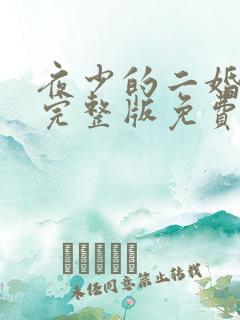 夜少的二婚新妻完整版免费阅读