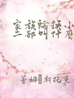家族轮换小说第二部叫什么名字