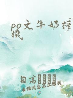 po文牛奶榨汁机