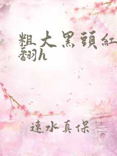粗大黑头红肿外翻h