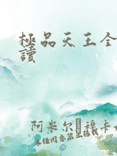 极品天王全文阅读
