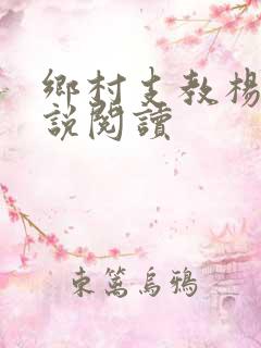 乡村支教杨羽小说阅读