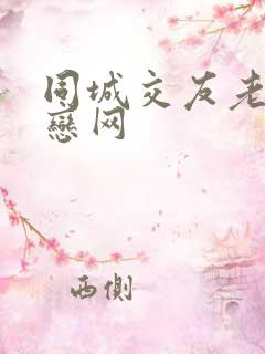 同城交友老年婚恋网
