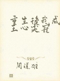 重生后我成了傻王心尖宠