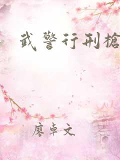 武警行刑枪手