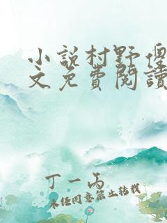 小说村野傻医全文免费阅读
