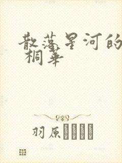 散落星河的记忆 桐华