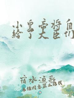 小皇帝将自己赏给了大臣们