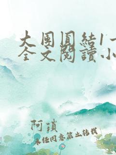 大团圆结1一6全文阅读小说