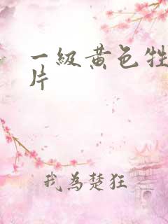 一级黄色牲生活片