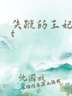 失踪的王妃txt