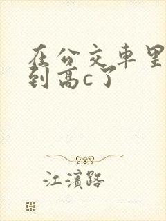 在公交车里c弄到高c了