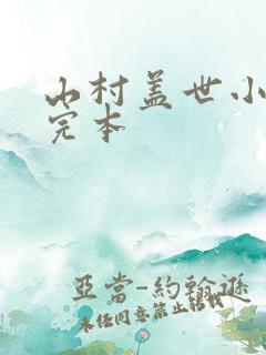 山村盖世小神医完本