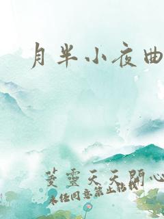 月半小夜曲小说