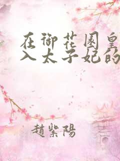 在御花园皇上进入太子妃的小说