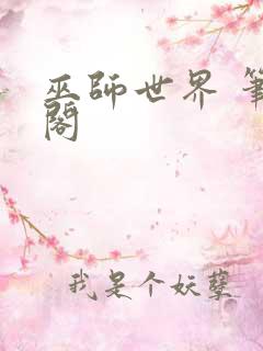 巫师世界 笔趣阁