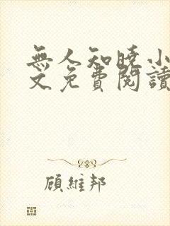 无人知晓小说全文免费阅读