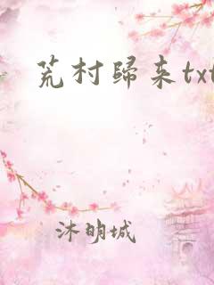 荒村归来txt