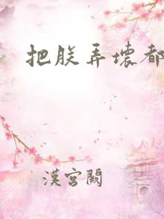 把朕弄坏都可以